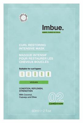 Imbue Curl restoring intensive mask sachet