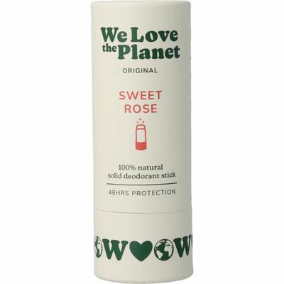 We Love Deodorant stick sweet rose