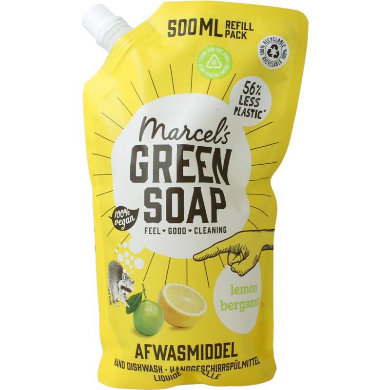 Afwasmiddel lemon & bergamot navulling
