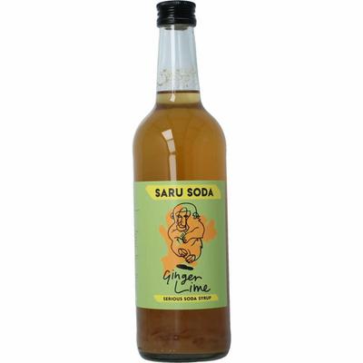 Saru Soda Siroop ginger lime bio demeter