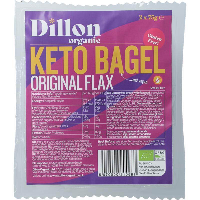 Bagel lijnzaad glutenvrij bio demeter