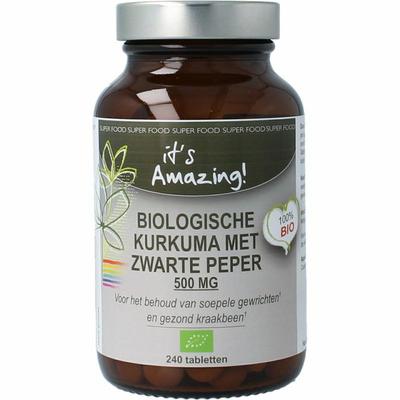IT'S AMAZING bio curcuma piperine tabletten 240st