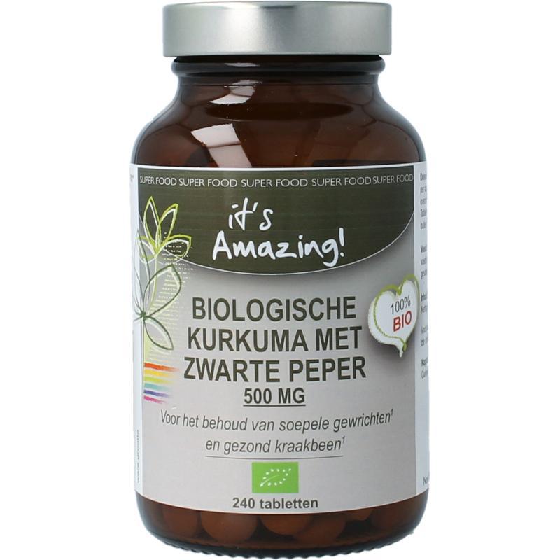 bio curcuma piperine tabletten 240st