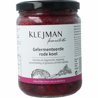 KLEJMAN gefermenteerde rode kool 500g