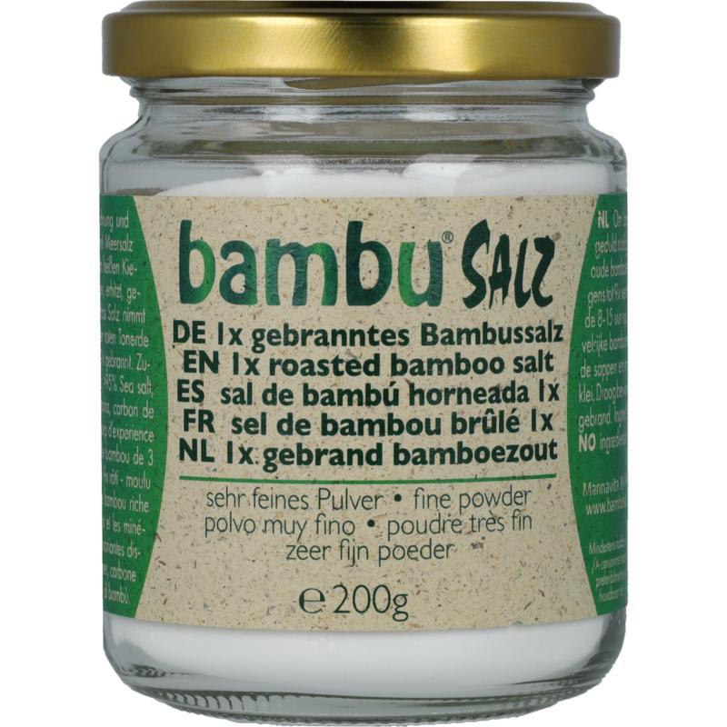 bamboezout 1 x gebrand z fijn