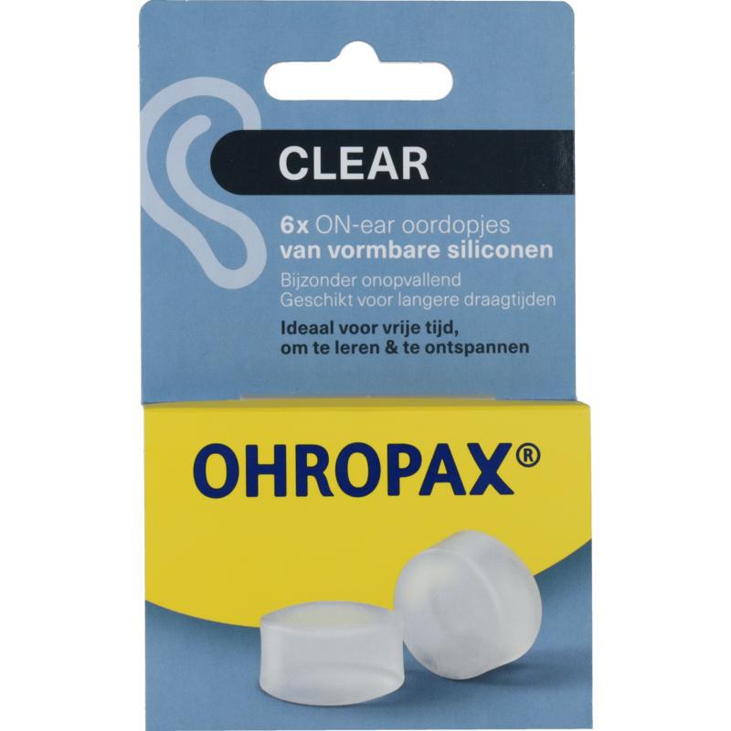 ohropax silicon clear