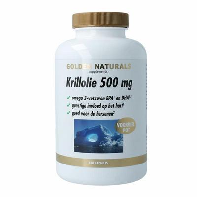 Golden Naturals Op=Op Krillolie 500mg