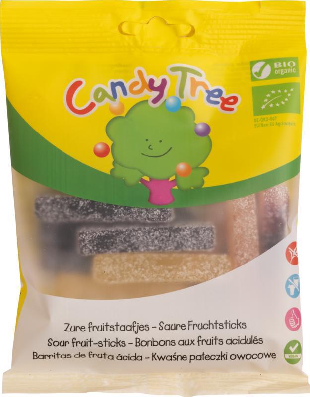 Zure fruitstaafjes