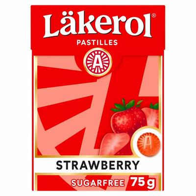Lakerol Läk CI Strawberry 1p 24x25g