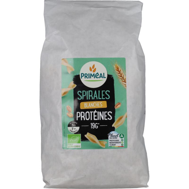 Spiraal pasta proteine bio