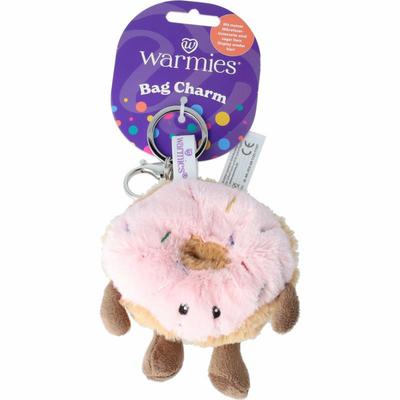 Warmies bag charm donut