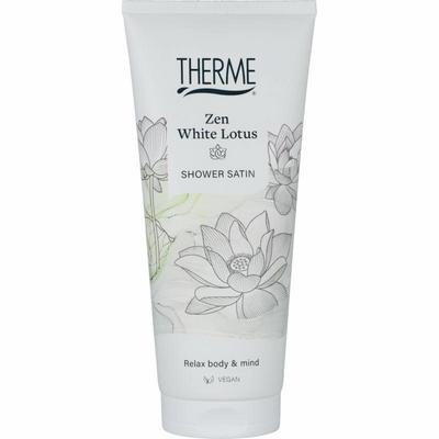 Therme zen white lotus shower satin