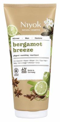 Niyok shower gel men Bergamot Breeze 3 in 1
