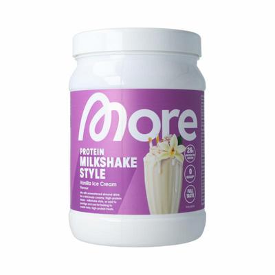 Merkloos more prot milkshake van ice cr 360gr