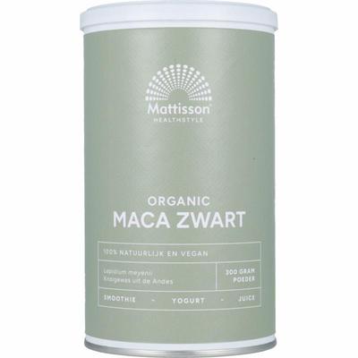 Mattisson organic maca zwart bio