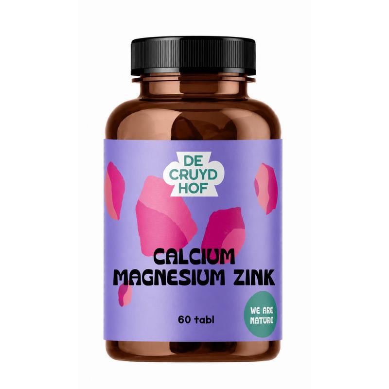 De Cruydhof Calcium Magnesium Zink, 60 tabl
