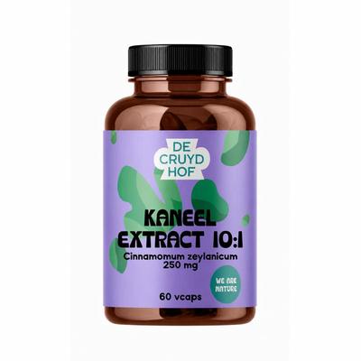 De Cruydhof De Cruydhof Kaneel extract 10:1, 60 vcaps