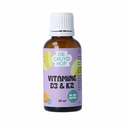 De Cruydhof De Cruydhof Vitamine D3 & K2, 25 ml