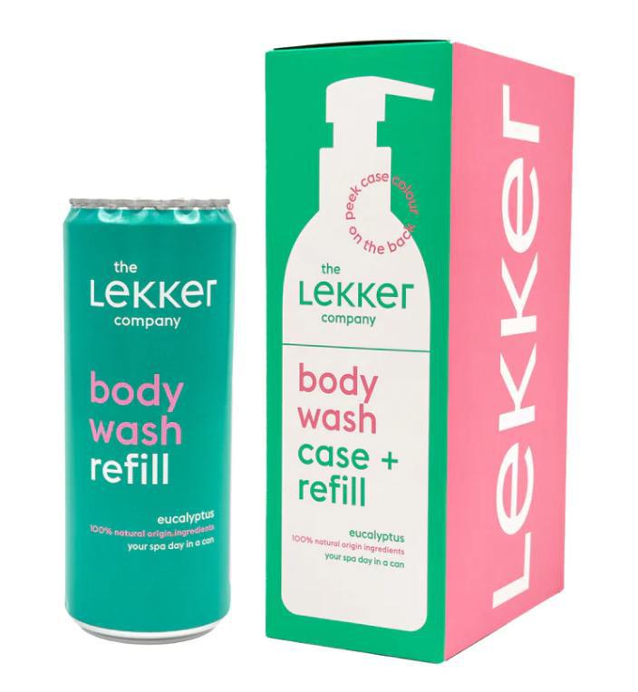 Body wash case + refill eucalyptus