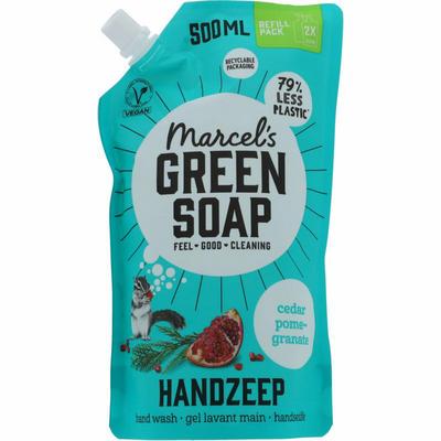 Marcel's Green Soap handzeep ceder & pomegr nav