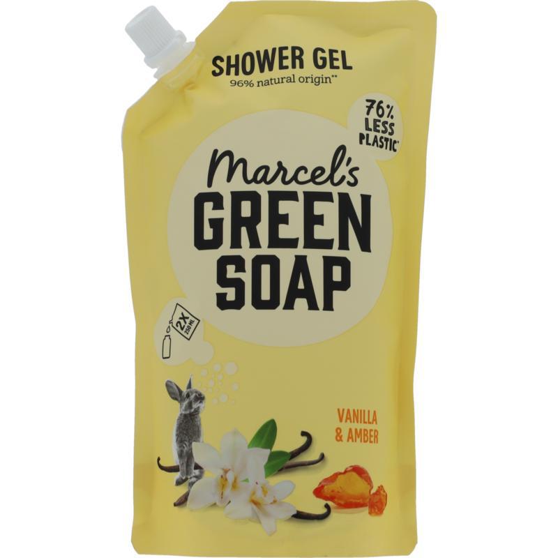 Shower Gel Vanilla & Amber Navulling