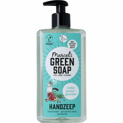 Marcel's Green Soap handzeep cedar & pomegranate
