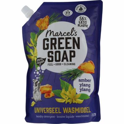 Marcel's Green Soap wasmid amber & ylang ylang nav