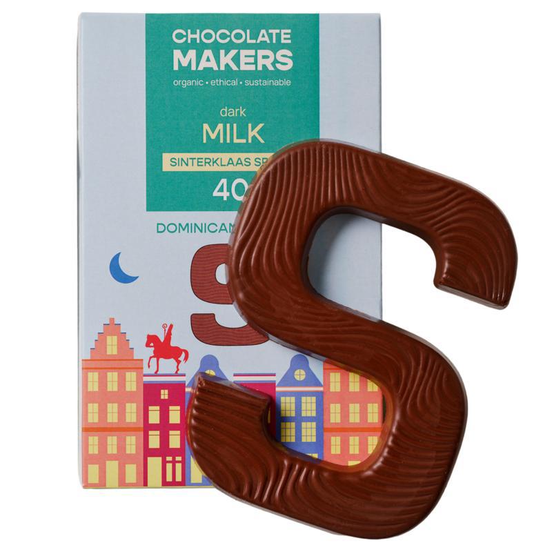 Sintletter 40% melk met sinterklaaskruiden bio