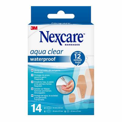 Nexcare Aqua clear waterproof 360° pleisters