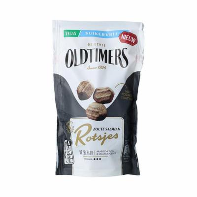 Oldtimers Zoute salmiak rotsjes suikervrij