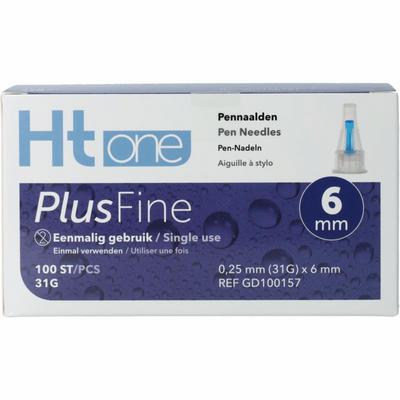 HT One Ht One Plusfine pennnaalden 6mm 31G