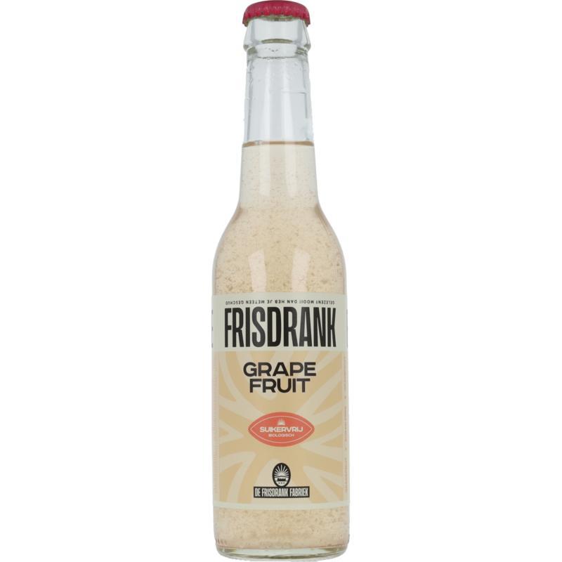 Koolzuurhoudende frisdrank grapefruit suikervr bio