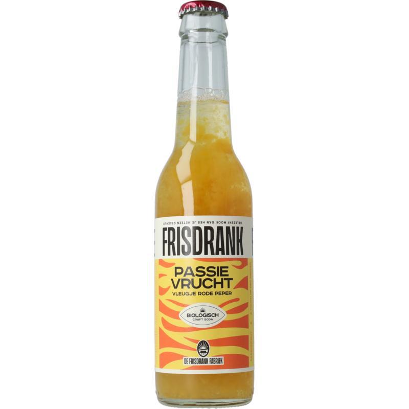 Koolzuurhoudende frisdrank passievrucht peper bio