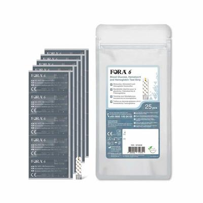 Fora 6 3in1 strips (Glucose, Hb en hematocriet)