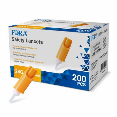 Fora FORA veiligheidslancetten (28G,200 stuks)
