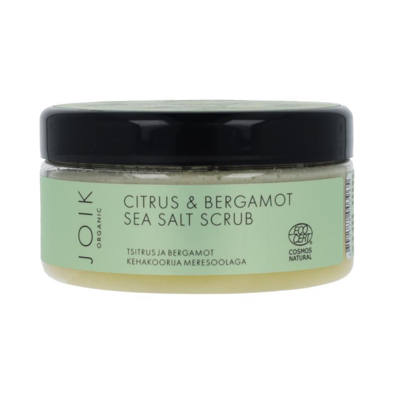 Citrus & bergamot sea salt scrub organic vegan