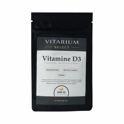 Merkloos vitamine d3 3000 ui 60sft