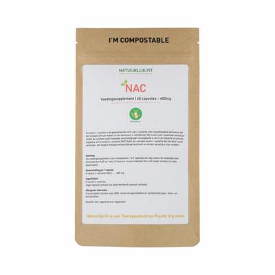 Merkloos nac 600mg n-acetyl-cysteã¯ne 60ca