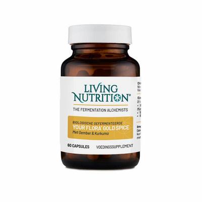 Living Nutrition Your Flora Gold Spice met gember en kurkuma bio