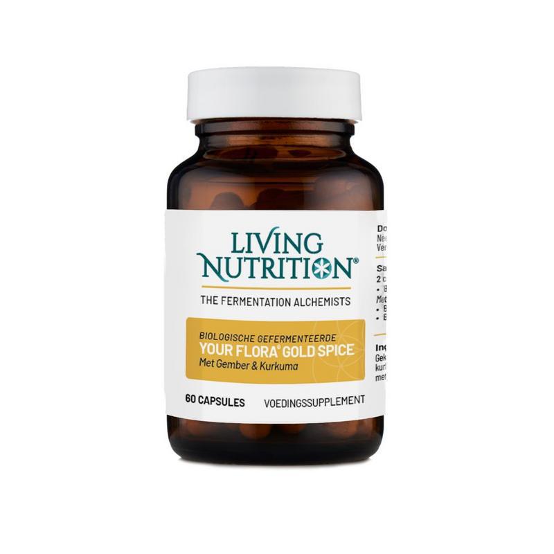 Your Flora Gold Spice met gember en kurkuma bio