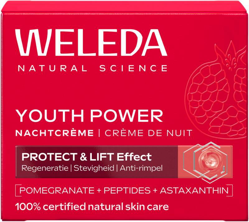 Youth power nachtcreme granaatappel astaxanthine