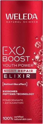 Weleda Exo night repair elixir granaatappel astaxanthine