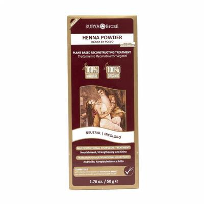 Merkloos op op surya br henna mask pdr 50gr