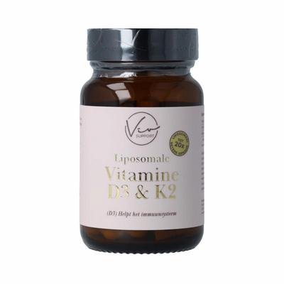 Merkloos liposomale vitamine d3 & k2 30vc