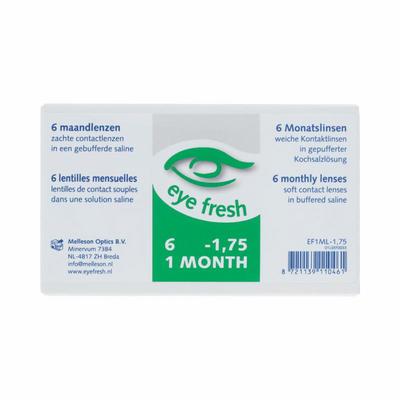 Eyefresh Eye Fresh maandlenzen 6-pack -1.75