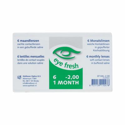 Eyefresh Eye Fresh maandlenzen 6-pack -2.00