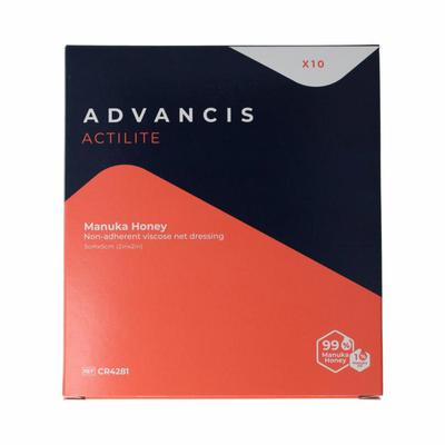 Advancis Actilite Manuka Non Adh. 5x5cm BOX10 pcs