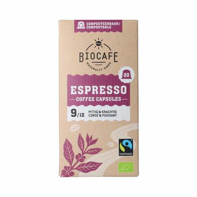 Biocafe Koffiecapcules espresso
