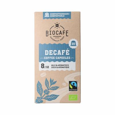 Biocafe Koffiecapsules decafe bio