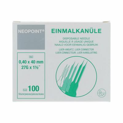 Neopoint Neopoint injectie naald 0.40X 40MM